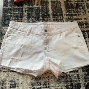 White Arizona Jean Shorts